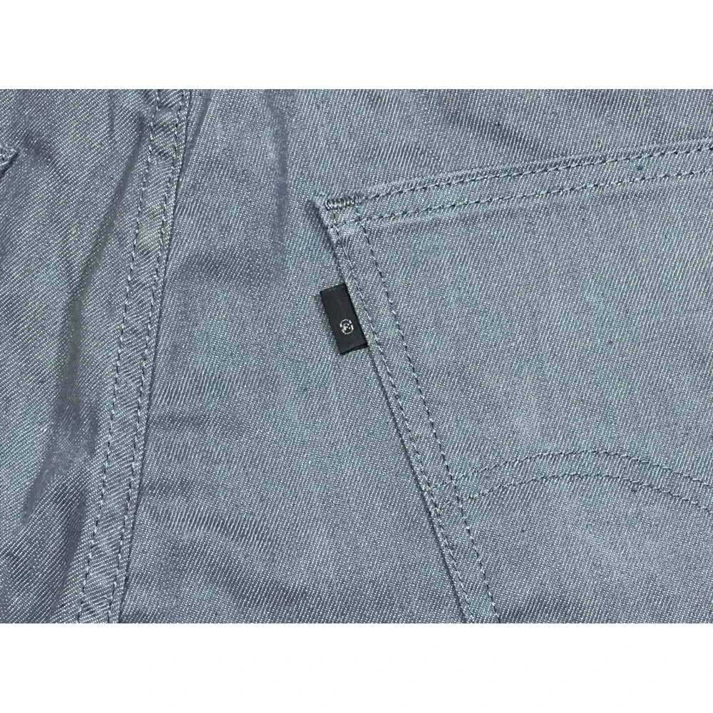 Levis 569 Loose Straight Shorts Mens 33 Grey Denim Relaxed Fit Casual Summer
